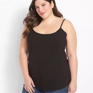 22/24 Lane Bryant Black The Cotton Cami
